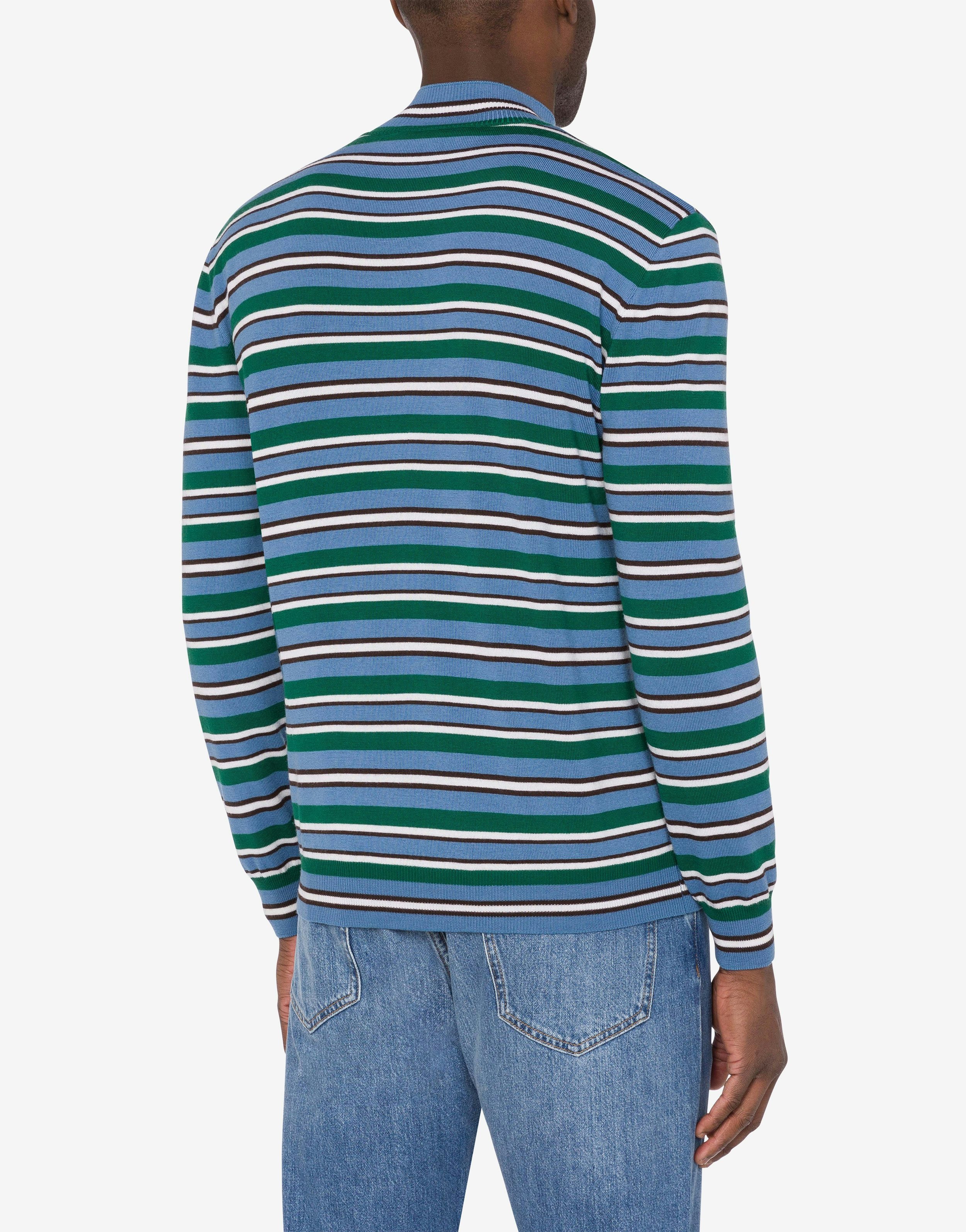 STRIPES TURTLE-NECK SWEATER - 3