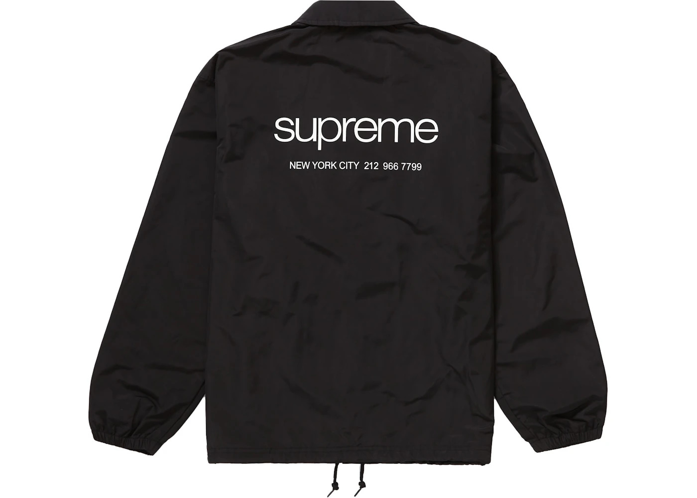 Supreme NYC Coaches Jacket Black - 3