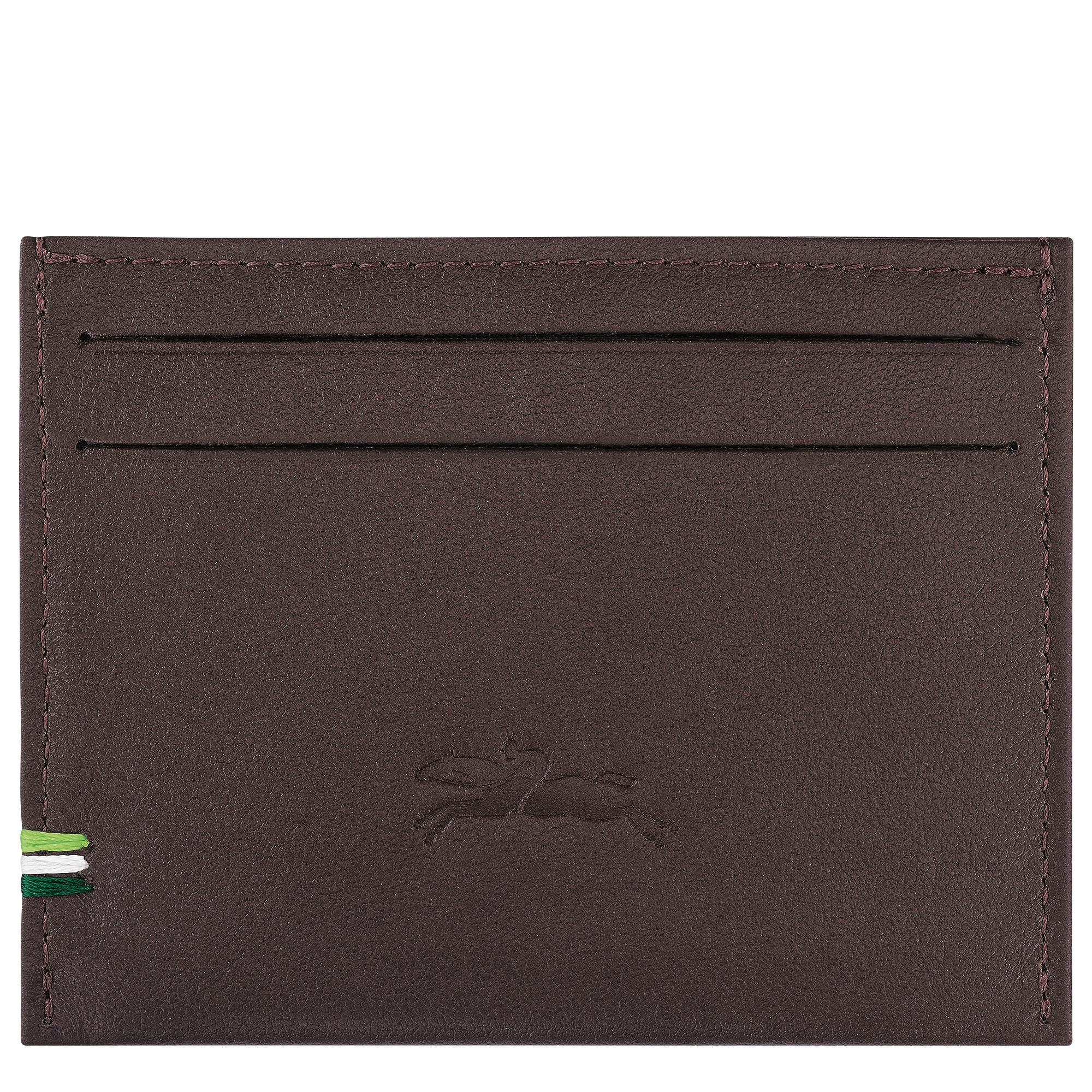 Longchamp sur Seine Card holder Mocha - Leather - 2