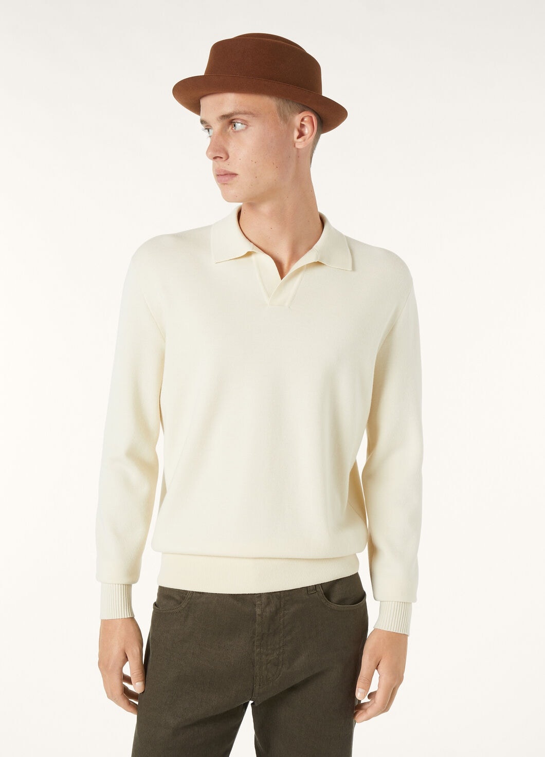 Buttonless Polo-shirt - 4