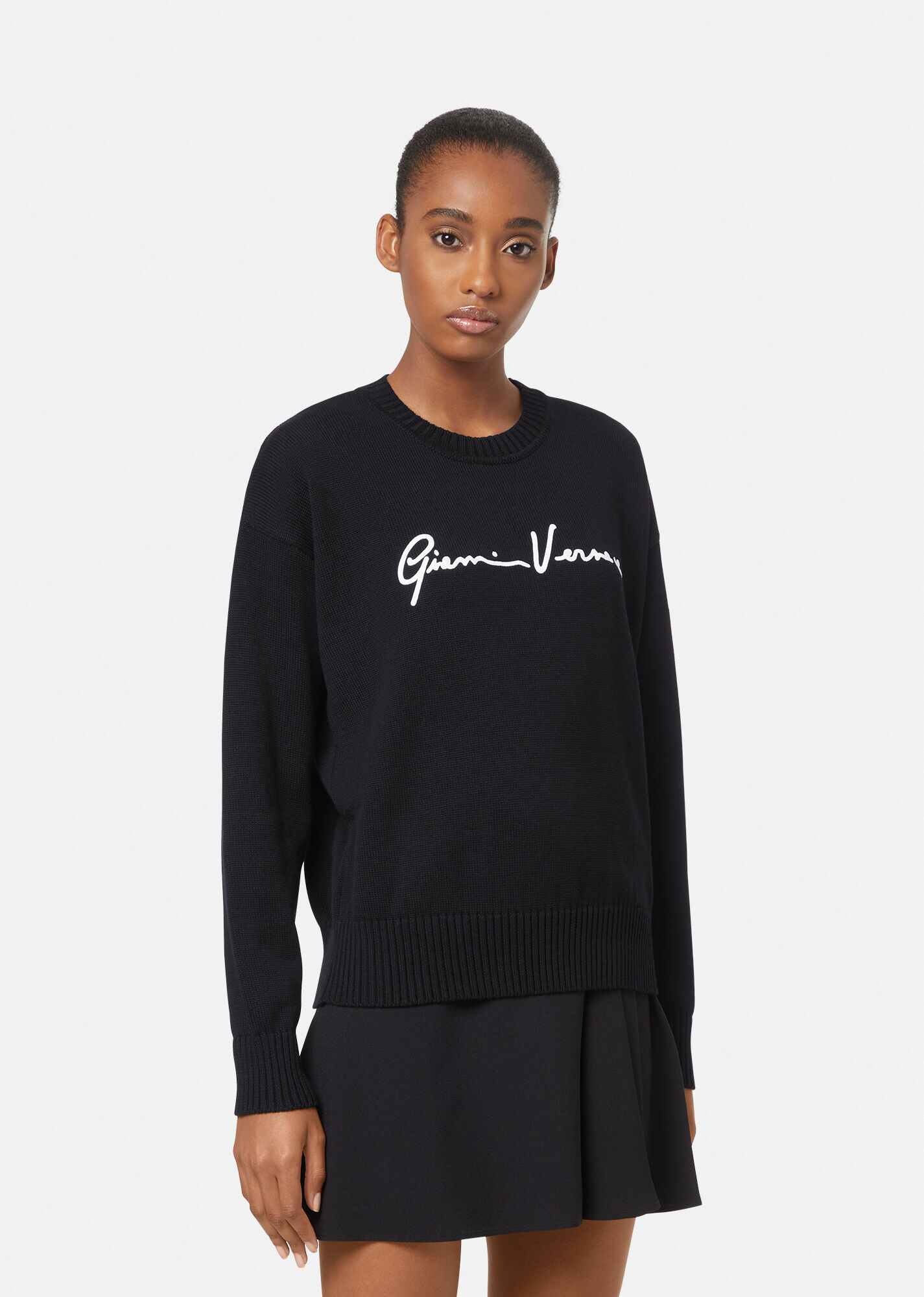 Embroidered GV Signature Sweater - 2