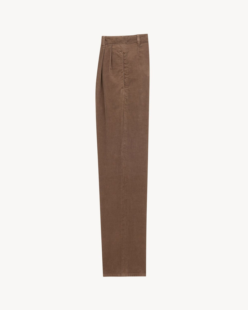 SAINT LAURENT BAGGY PANTS IN CORDUROY outlook