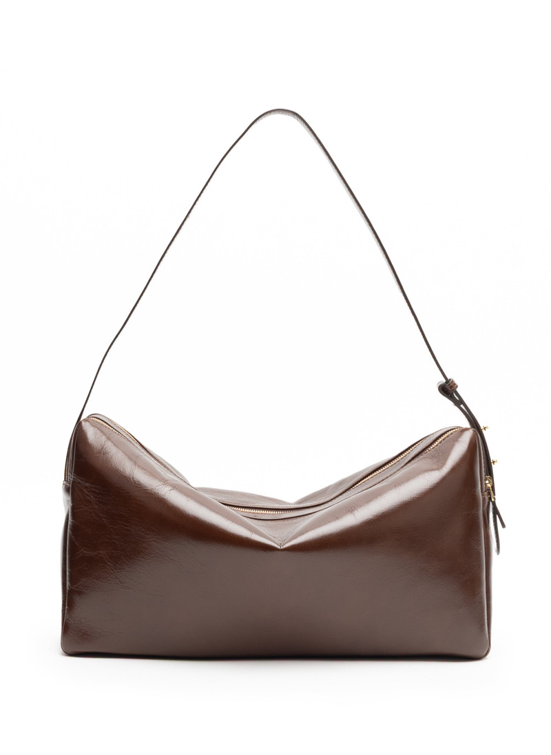 Trousse Large Vintage Leather Mocha 1