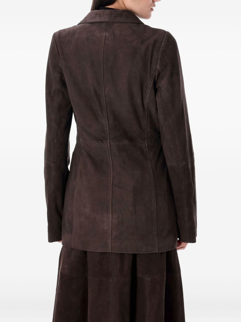RÓHE suede single-breasted blazer outlook