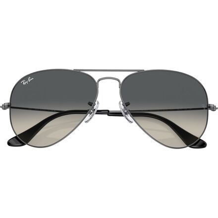 Aviator Large Metal Sunglasses - 5