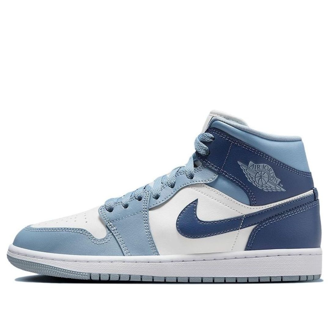 (WMNS) Air Jordan 1 Mid 'Two-Tone Blue' BQ6472-140 - 1