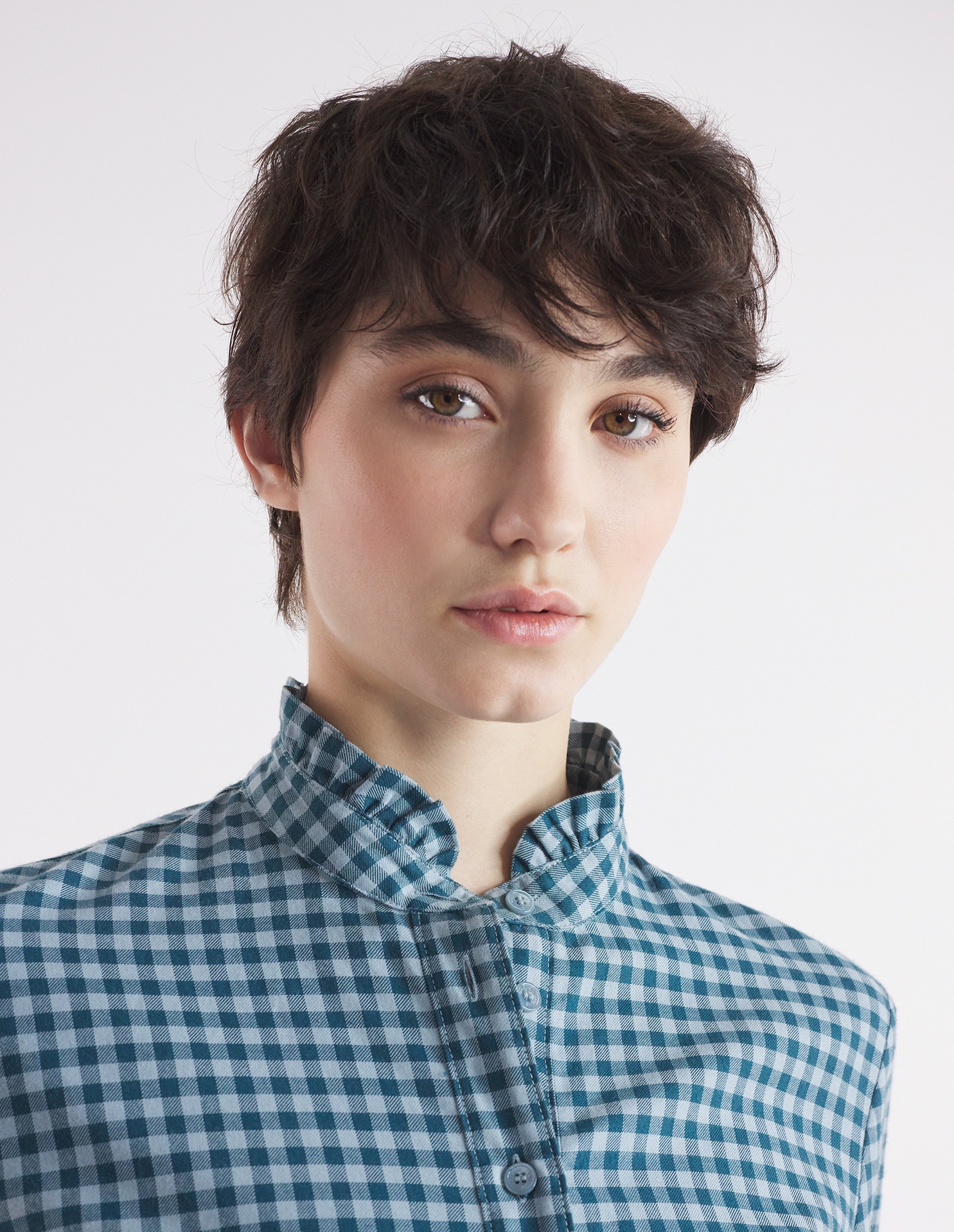 CRAFT DETAIL SHRUNKEN SHIRT - 6