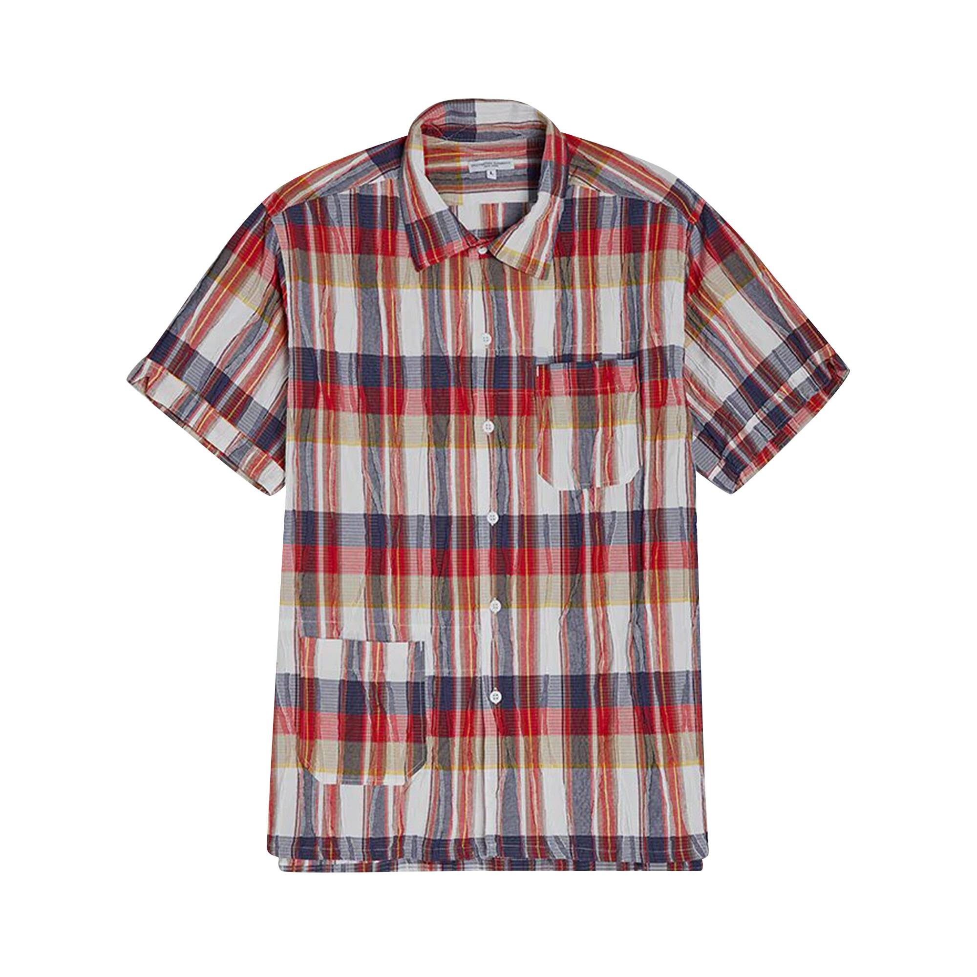 Engineered Garments Check Camp Shirt 'Red/White' - 1