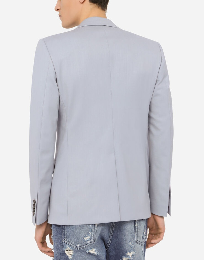 Stretch wool Sicilia-fit jacket with crystal embellishment 5