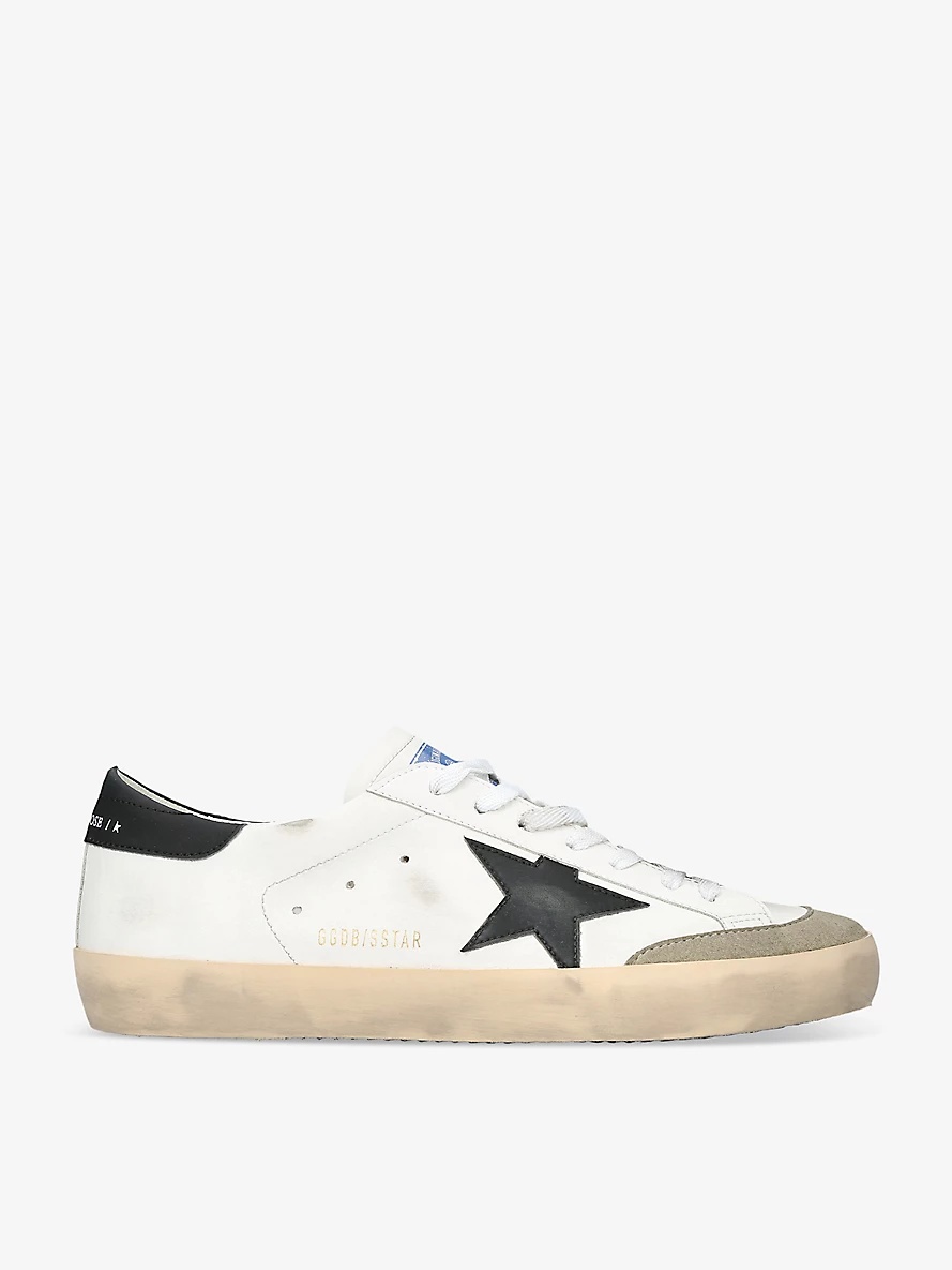 Men's Superstar Bio logo-print low-top faux-leather trainers - 1