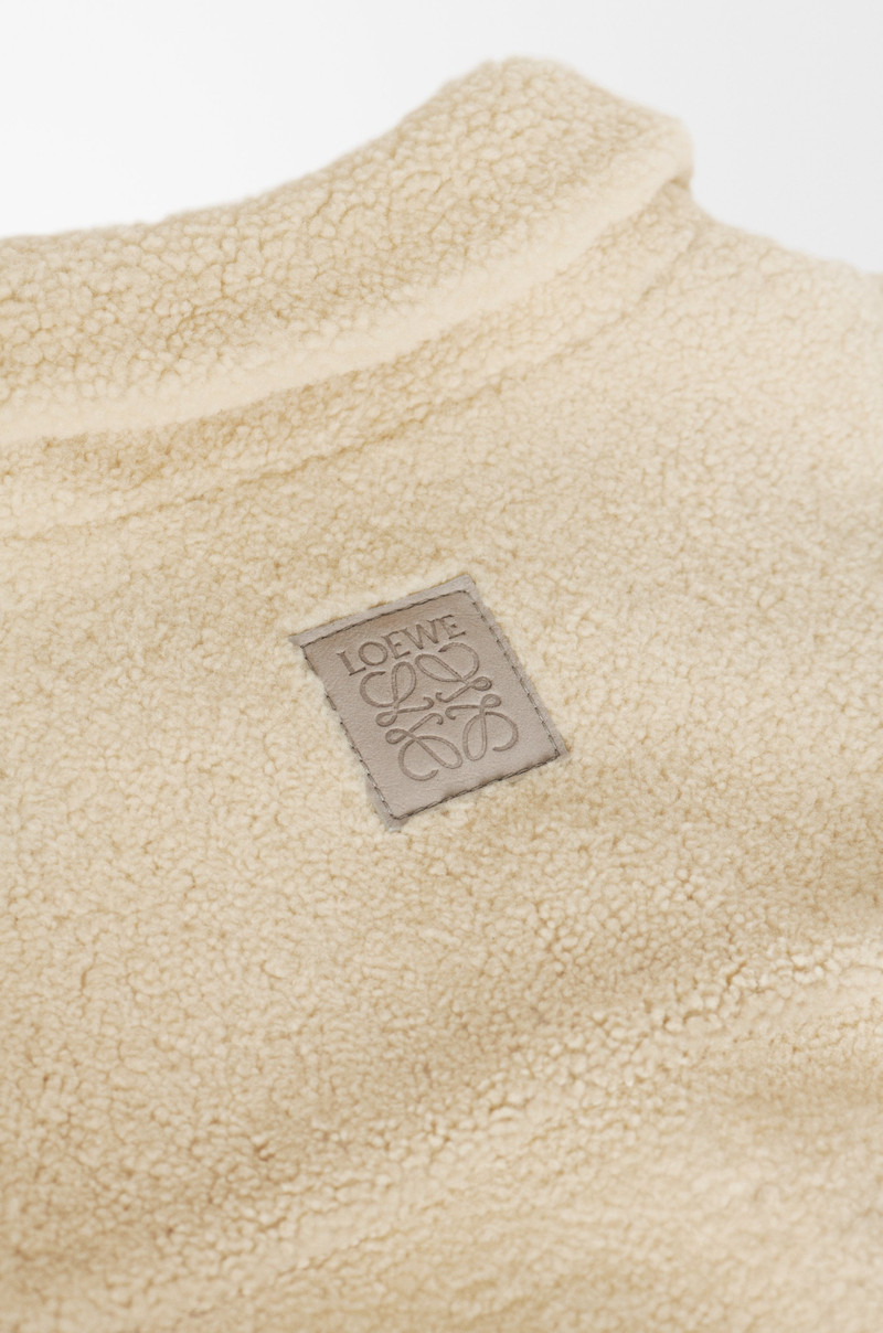 Overshirt in shearling 6