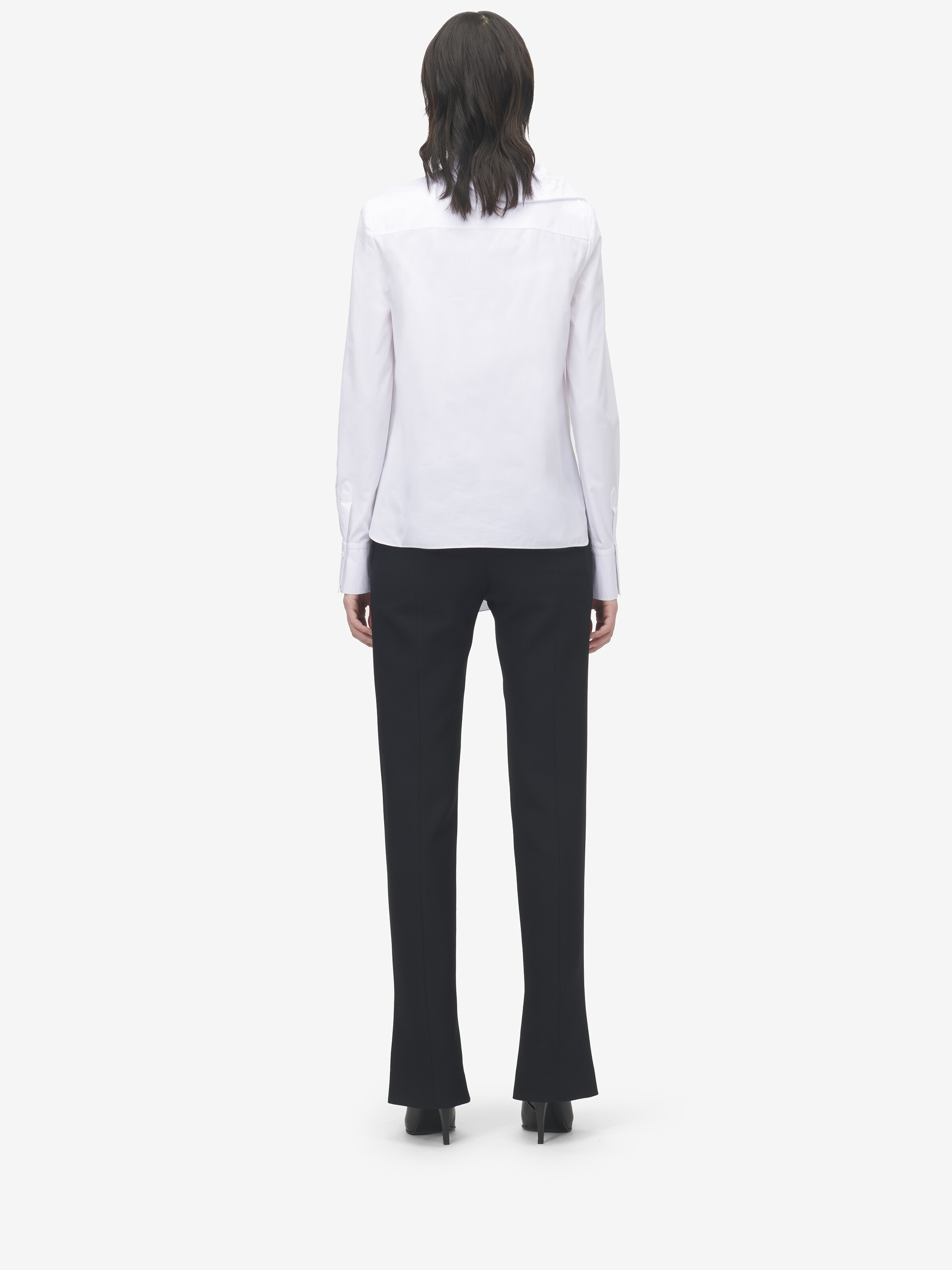 Ruffled Cotton Shirt - 5