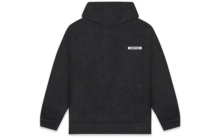 Fear of God Essentials FW20 Polar Fleece Hoodie 'Black' FOG-FW20-338 - 2