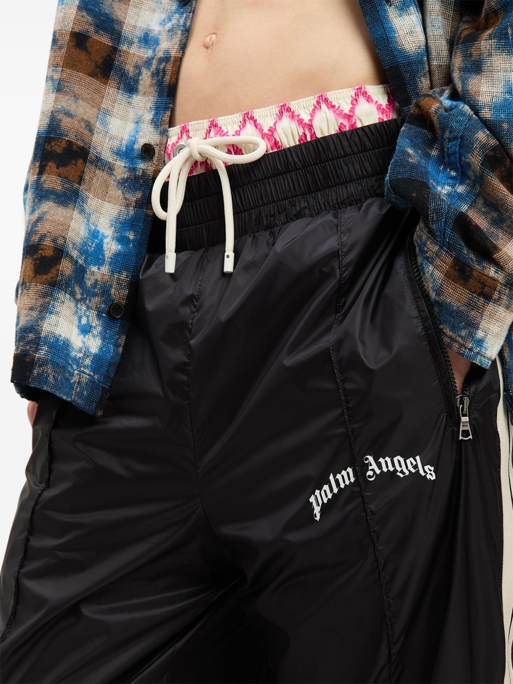 curved-logo track pants - 6