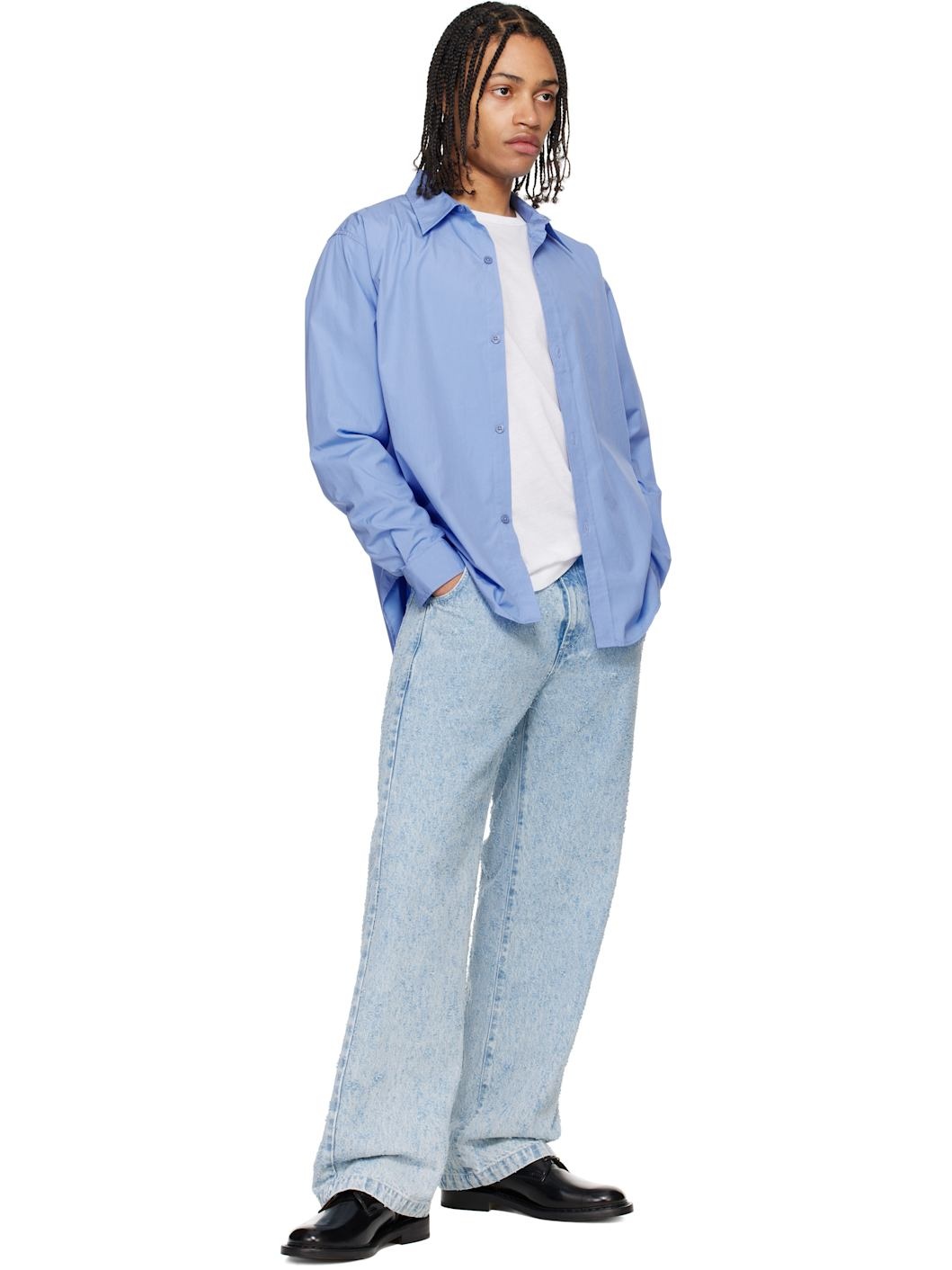 Blue Evening Shirt - 4