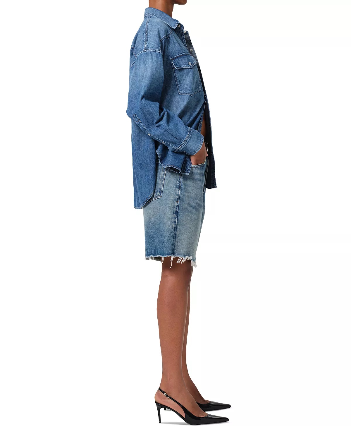 Ayla Denim Shorts - 8