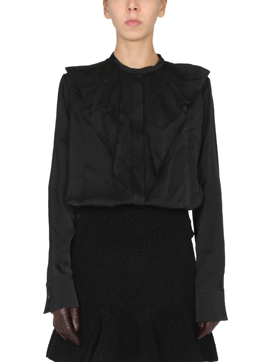 Jil Sander Women Shirt With Ruffles - 1