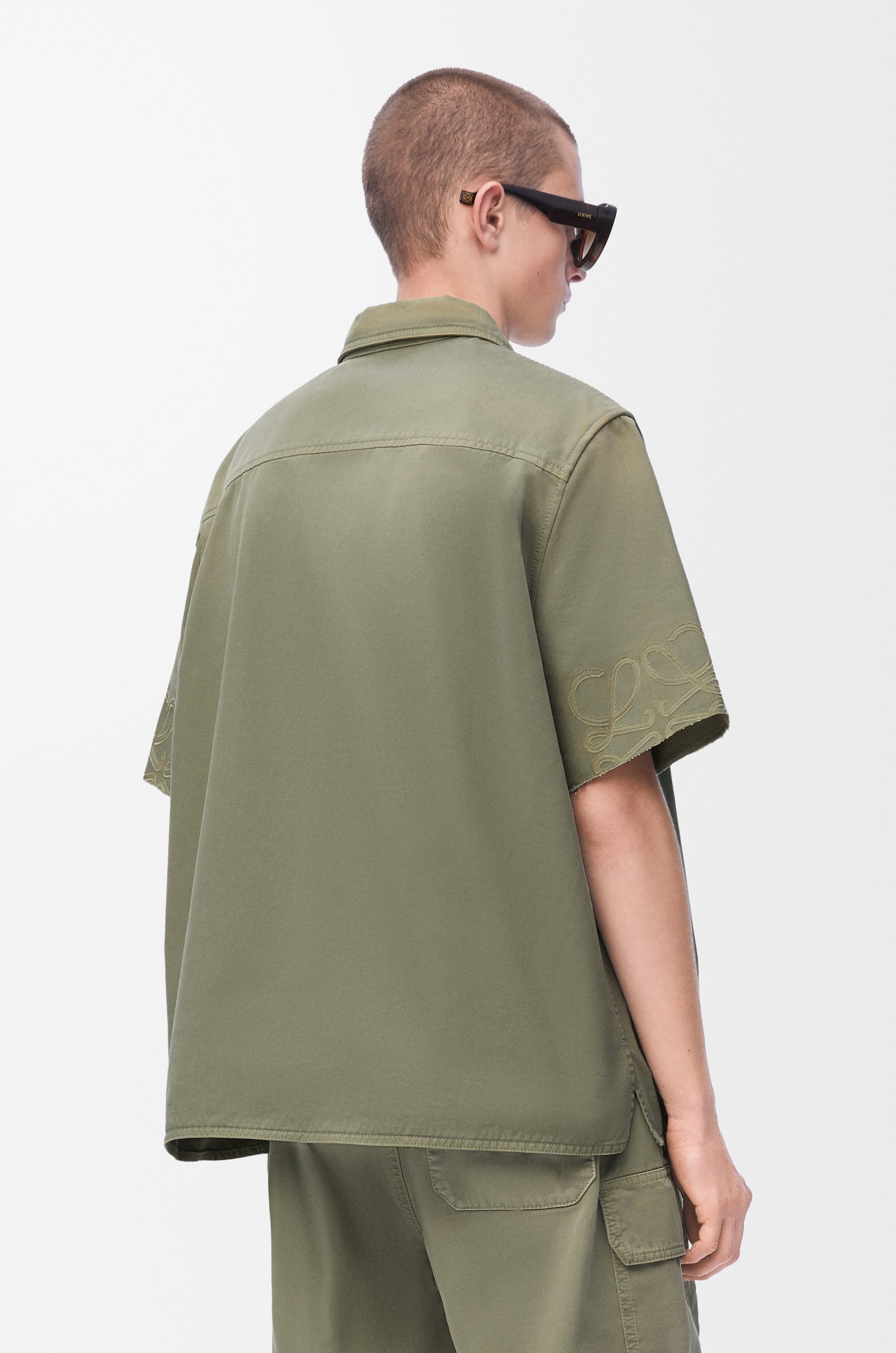 Anagram short sleeve shirt in cotton - 4