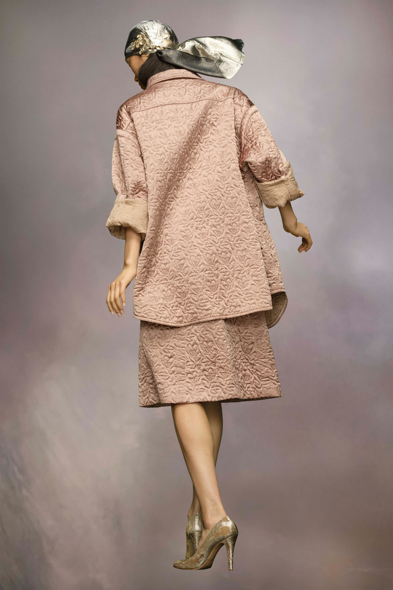 Quilted satin shirt 4