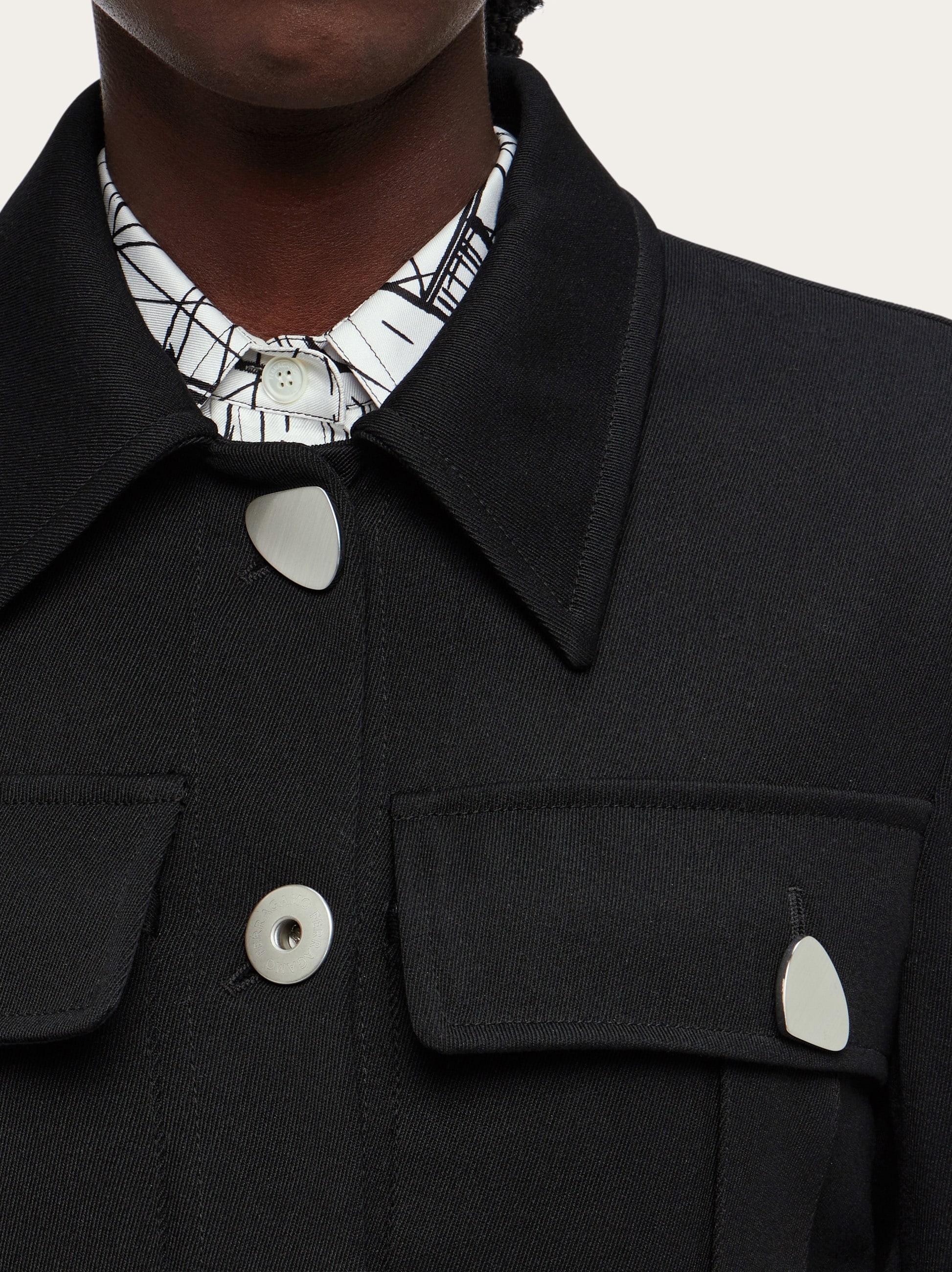 Trucker style jacket - 4