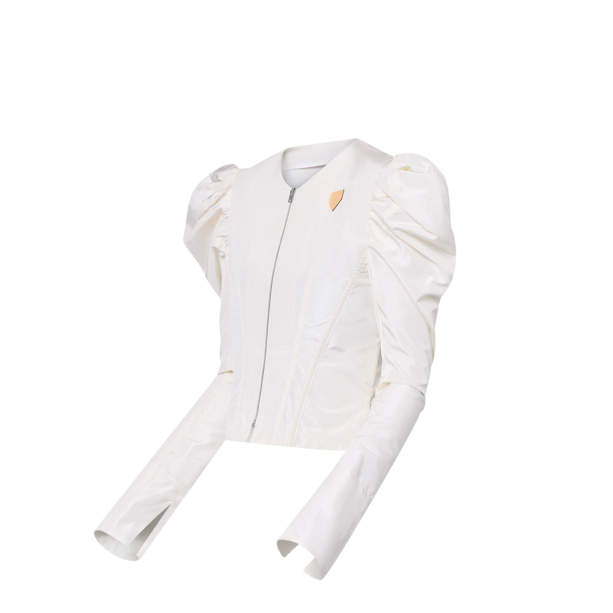 Long-Sleeved Corset Top - 2