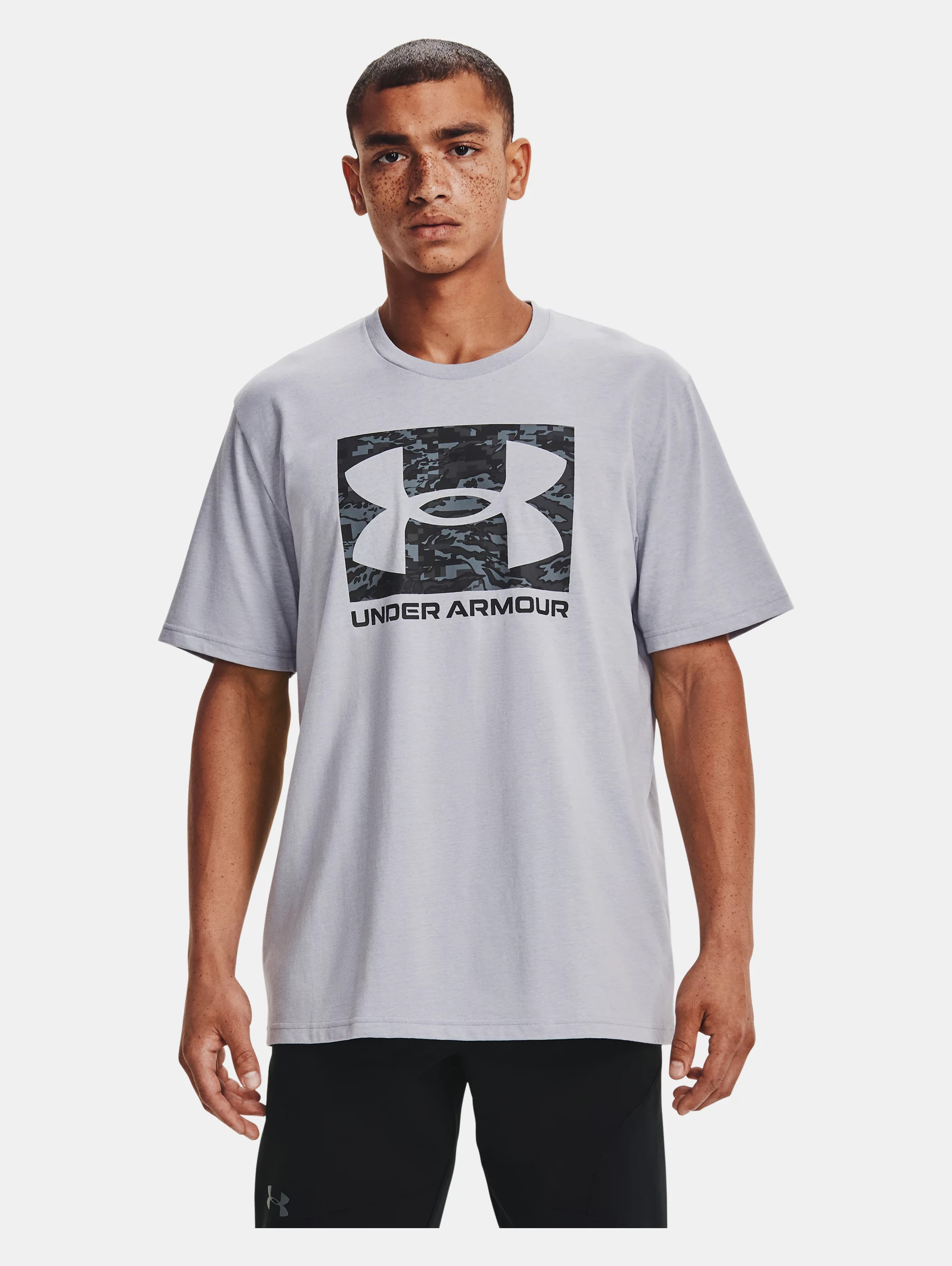 Men's UA ABC Camo Boxed Logo Short Sleeve - 2