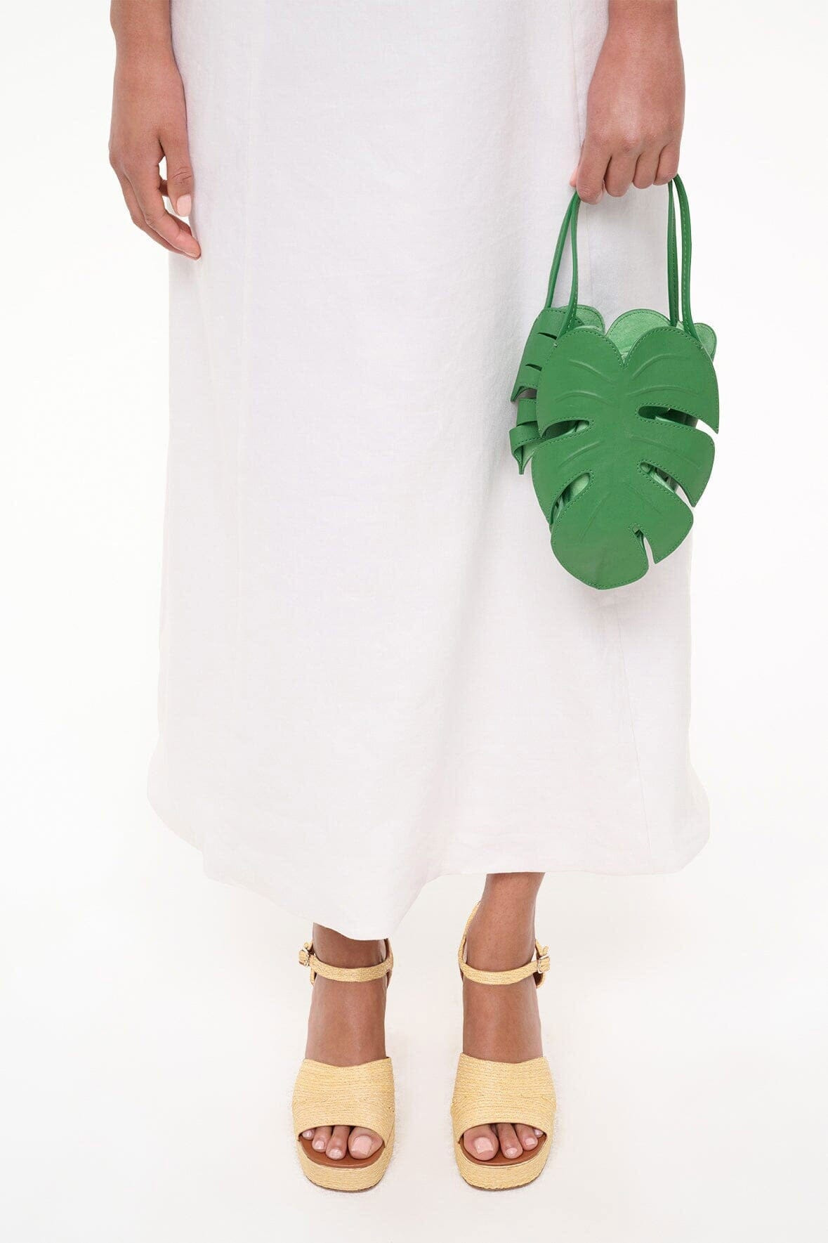 STAUD JODIE PLATFORM HEEL NATURAL - 4