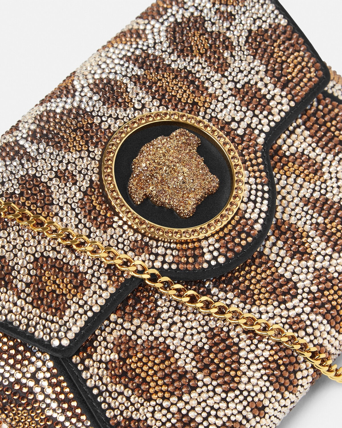 Crystal Leopard La Medusa Clutch - 6