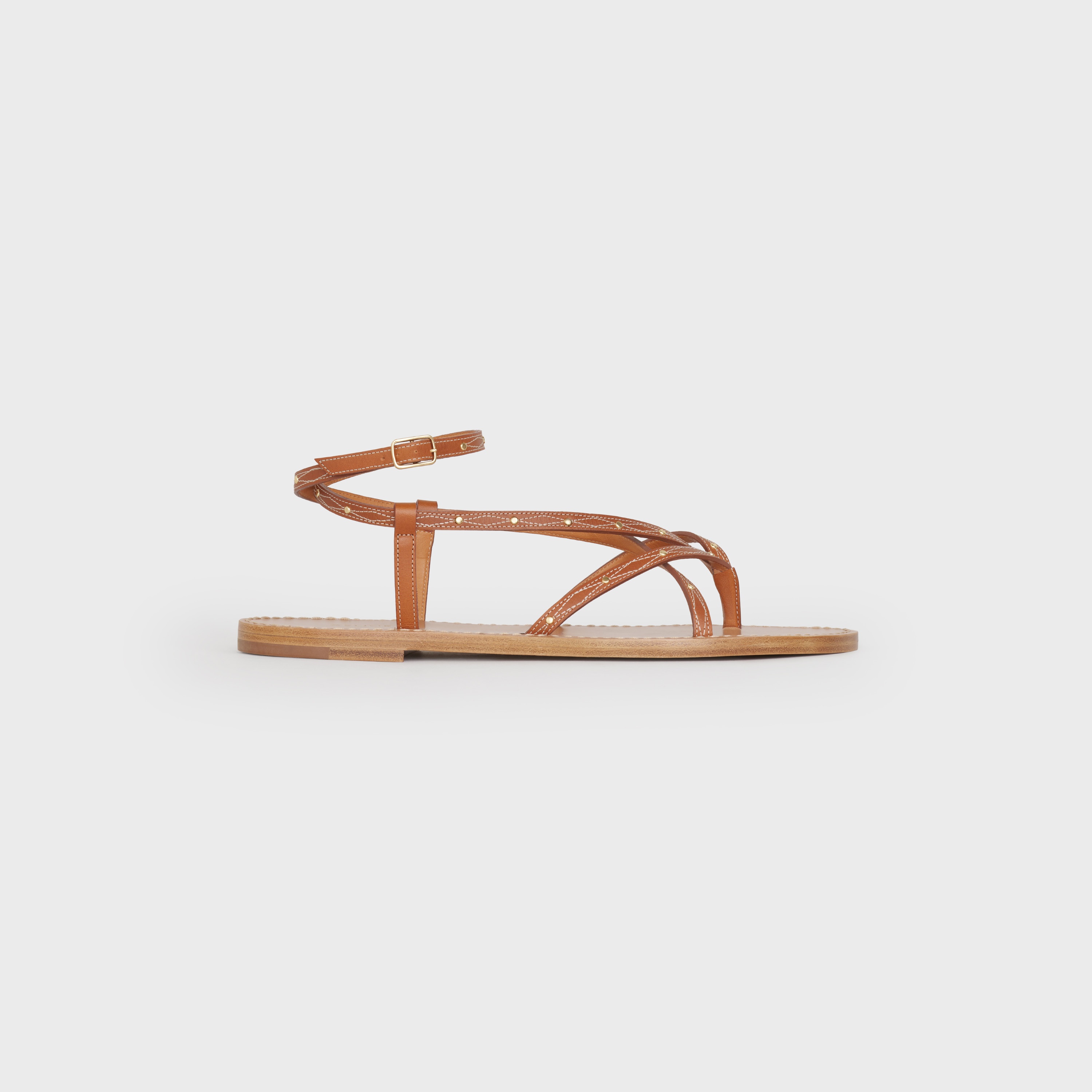 Taillat Flat Sandal in Calfskin - 1