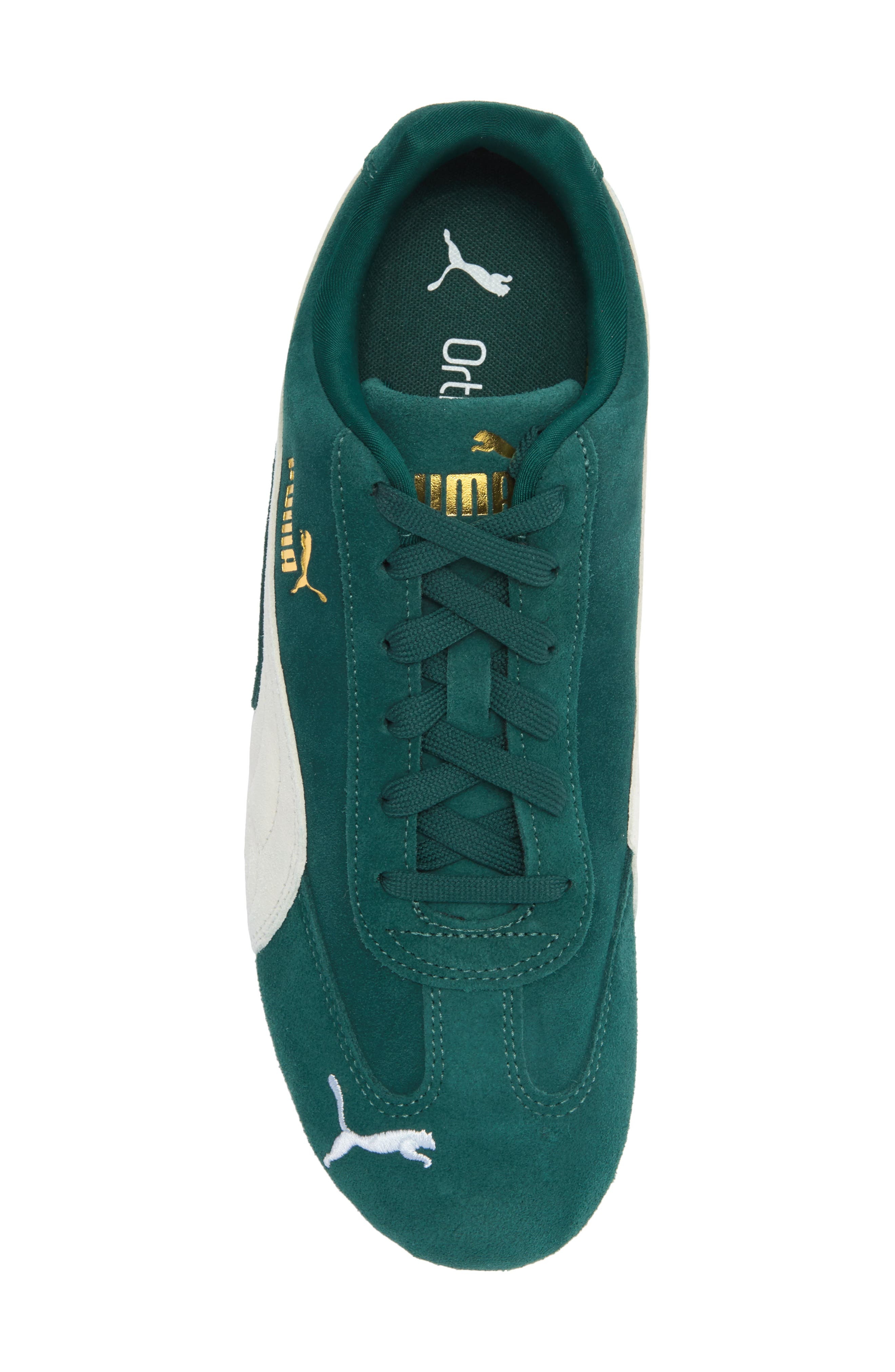 PUMA Speedcat OG Sneaker in Dark Myrtle/Puma White at Nordstrom - 5