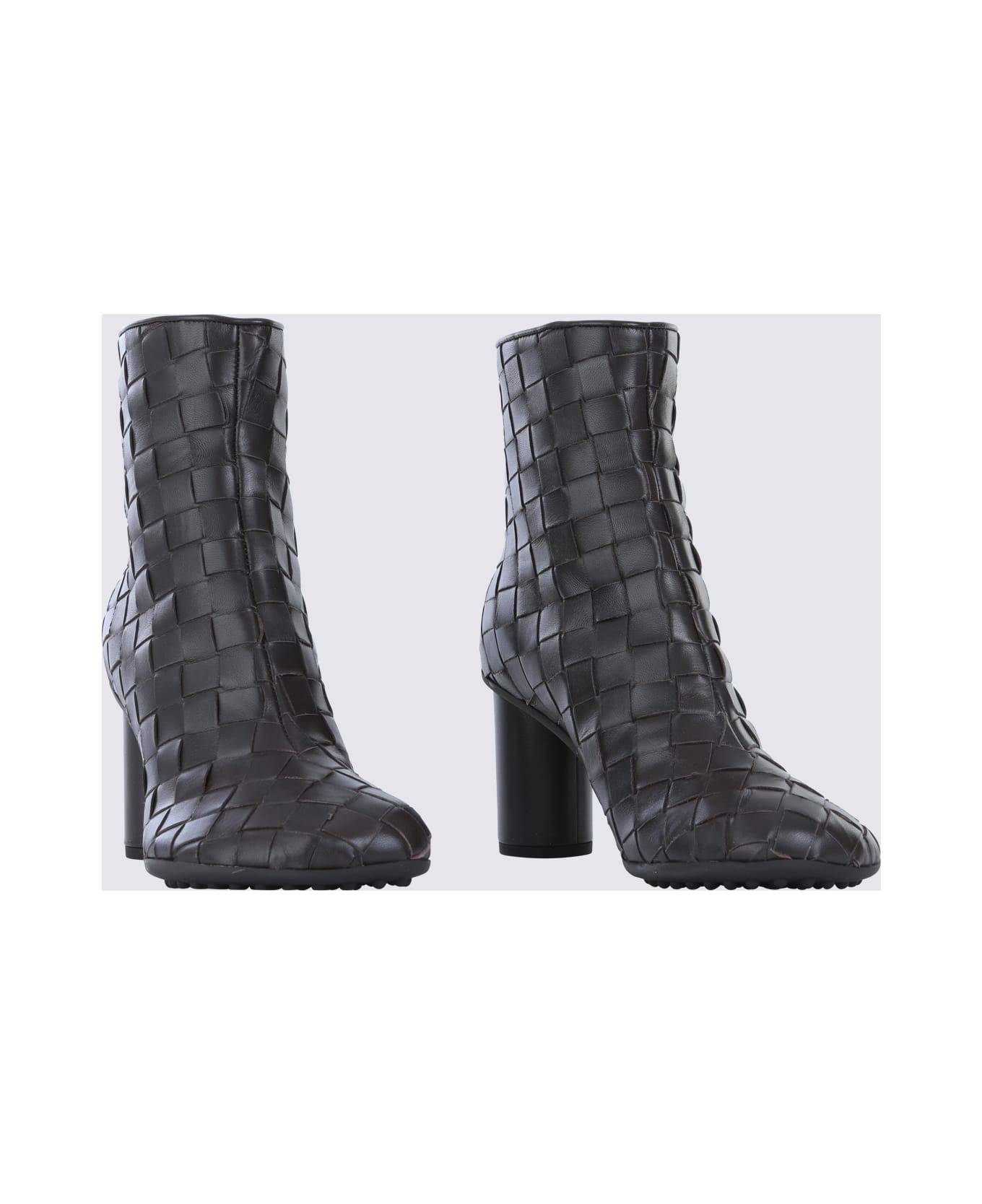 Black Leather Atomic Boots - 2