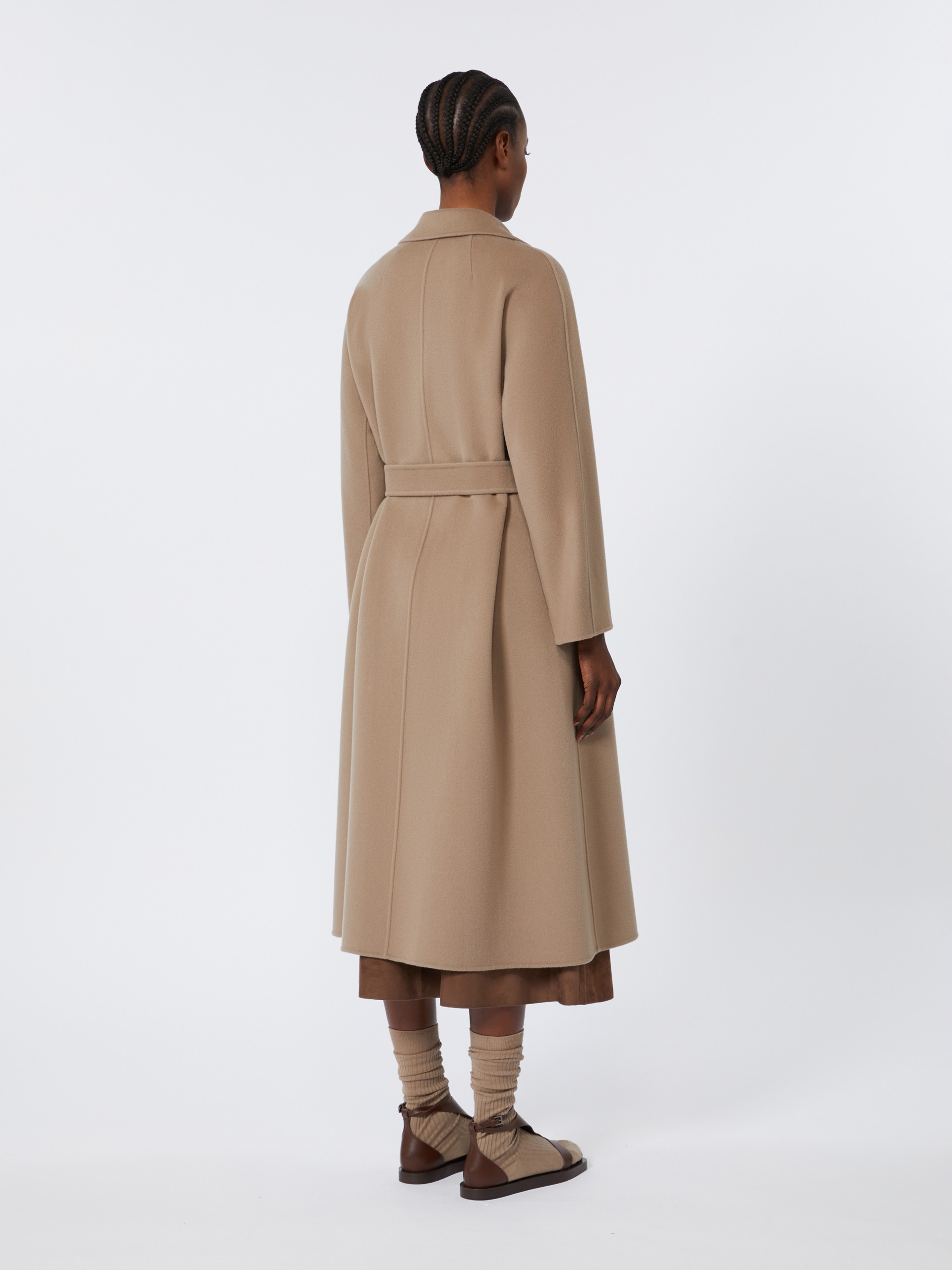 ESTURIA Wool broadcloth midi coat - 4