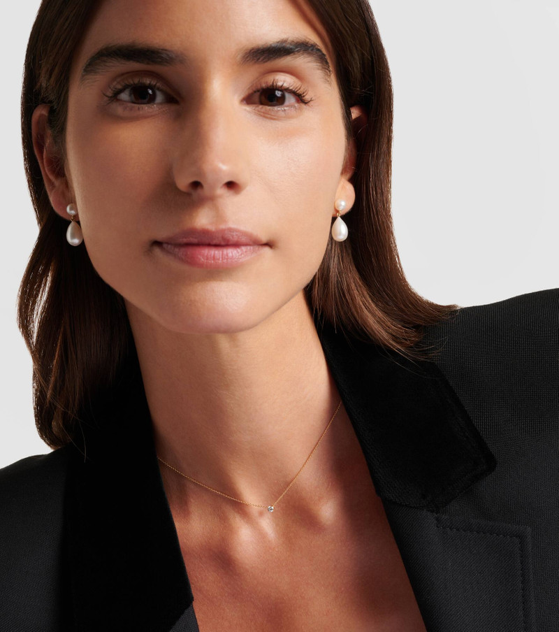 SOPHIE BILLE BRAHE Diamante Simple 18kt gold and diamond necklace outlook