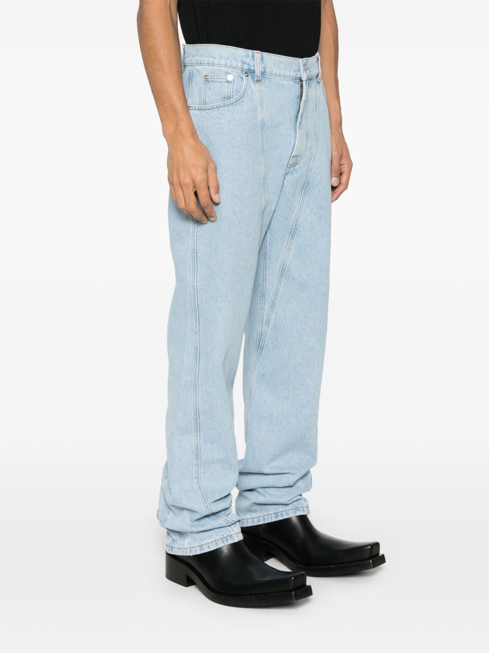 straight-leg jeans - 3