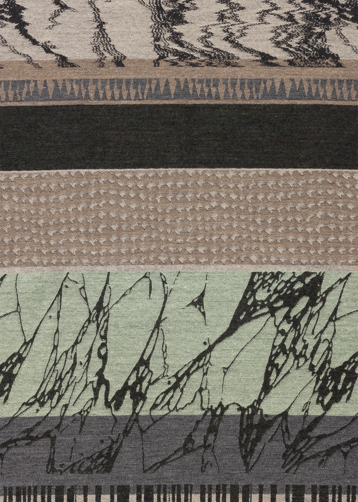 'Assembled Stripe' Scarf - 3