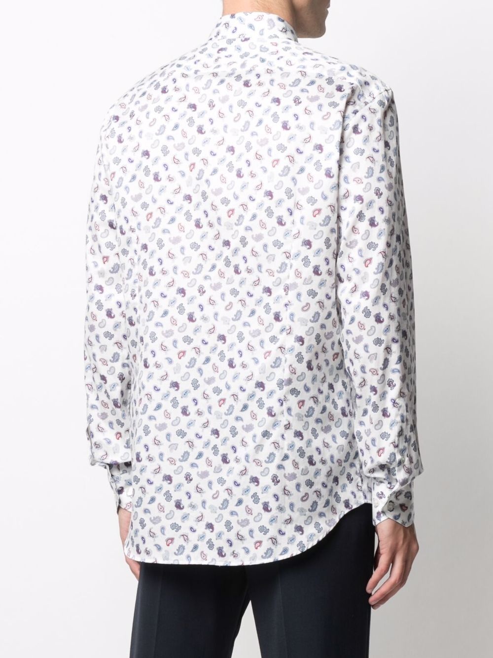 paisley-print cotton shirt - 4