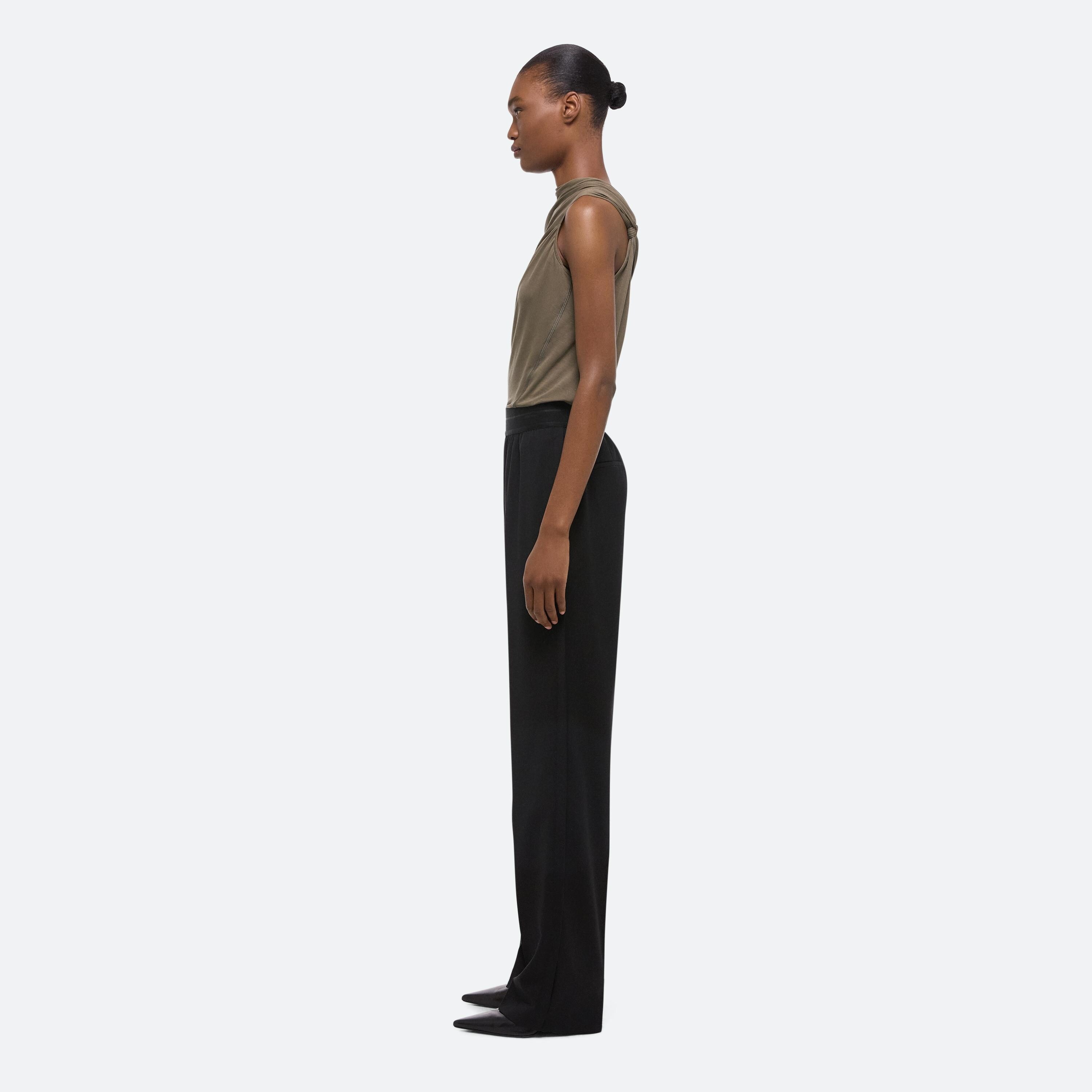 WOOL CAR TROUSERS - 4