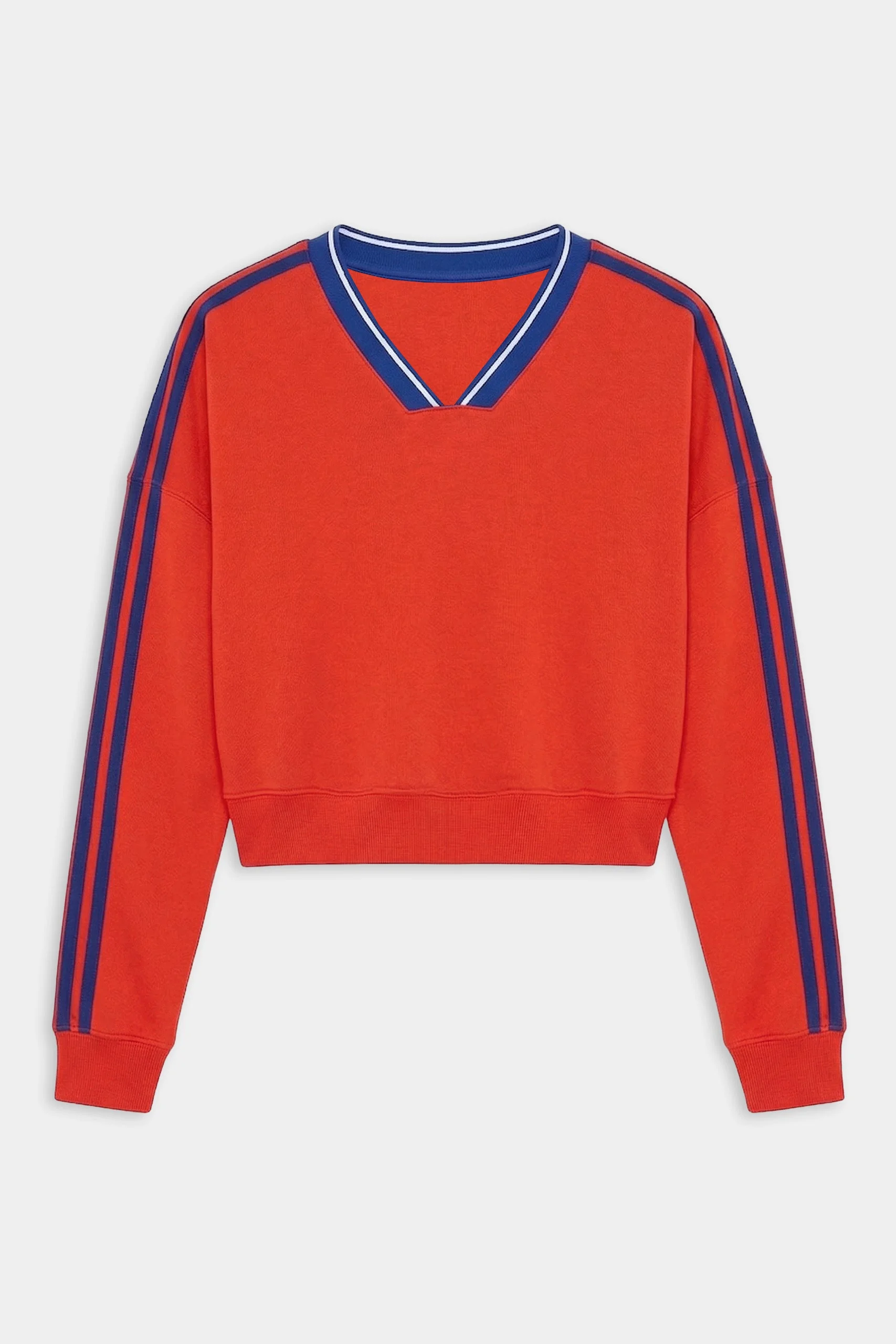Ellie Fleece V Neck Sweatshirt - 1