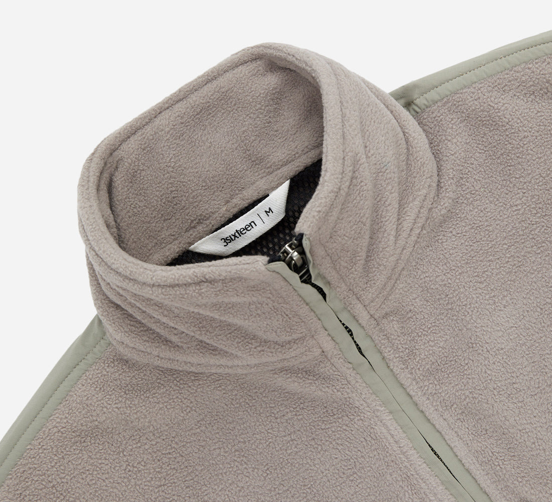 Fleece Jacket - Stone - 3
