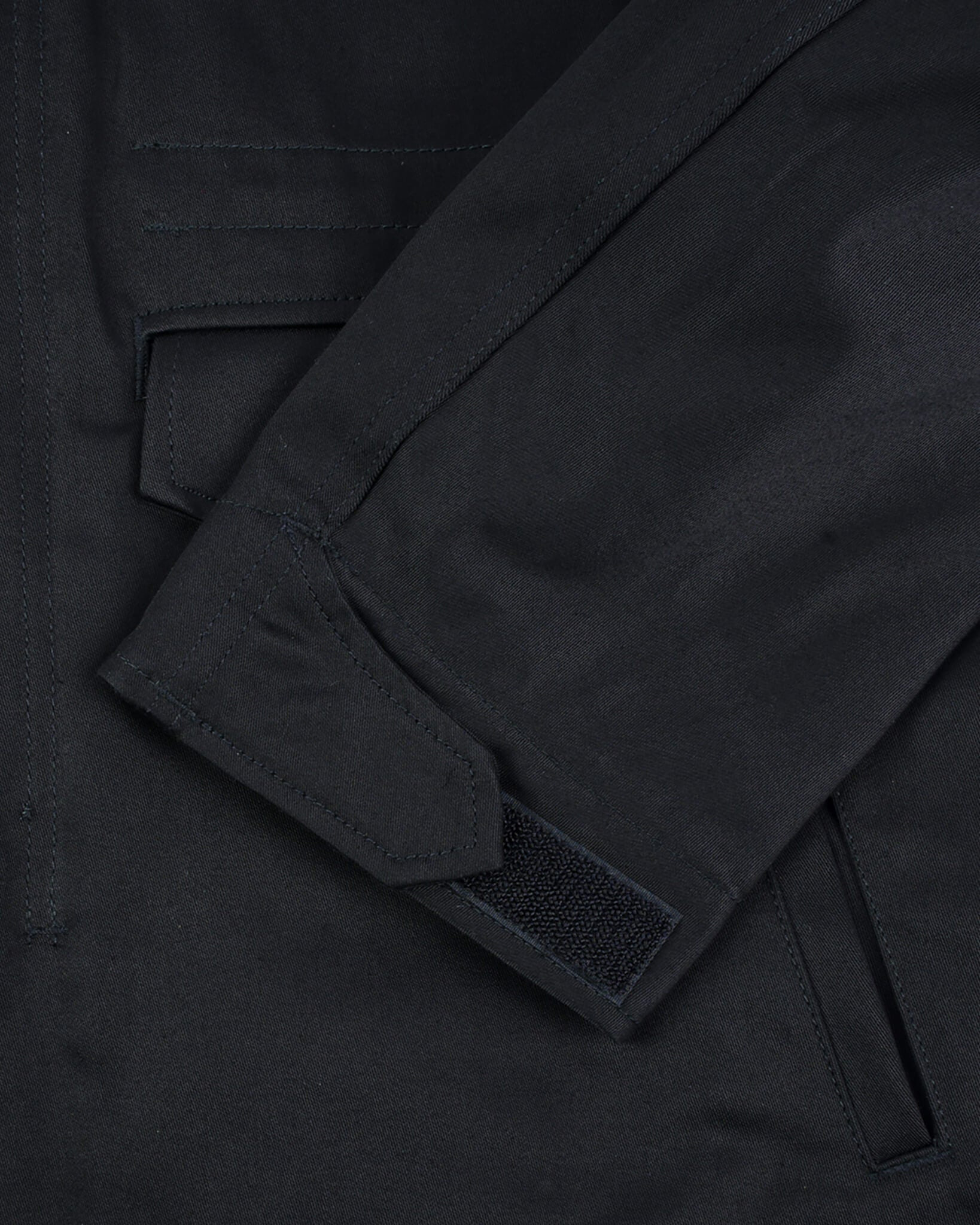 IHM-27-BLK Sateen M65 Field Jacket - Black - 18