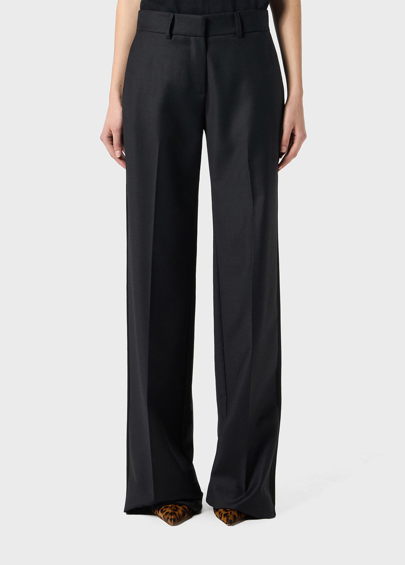 Blumarine STRAIGHT-LEG TWILL PANTS outlook