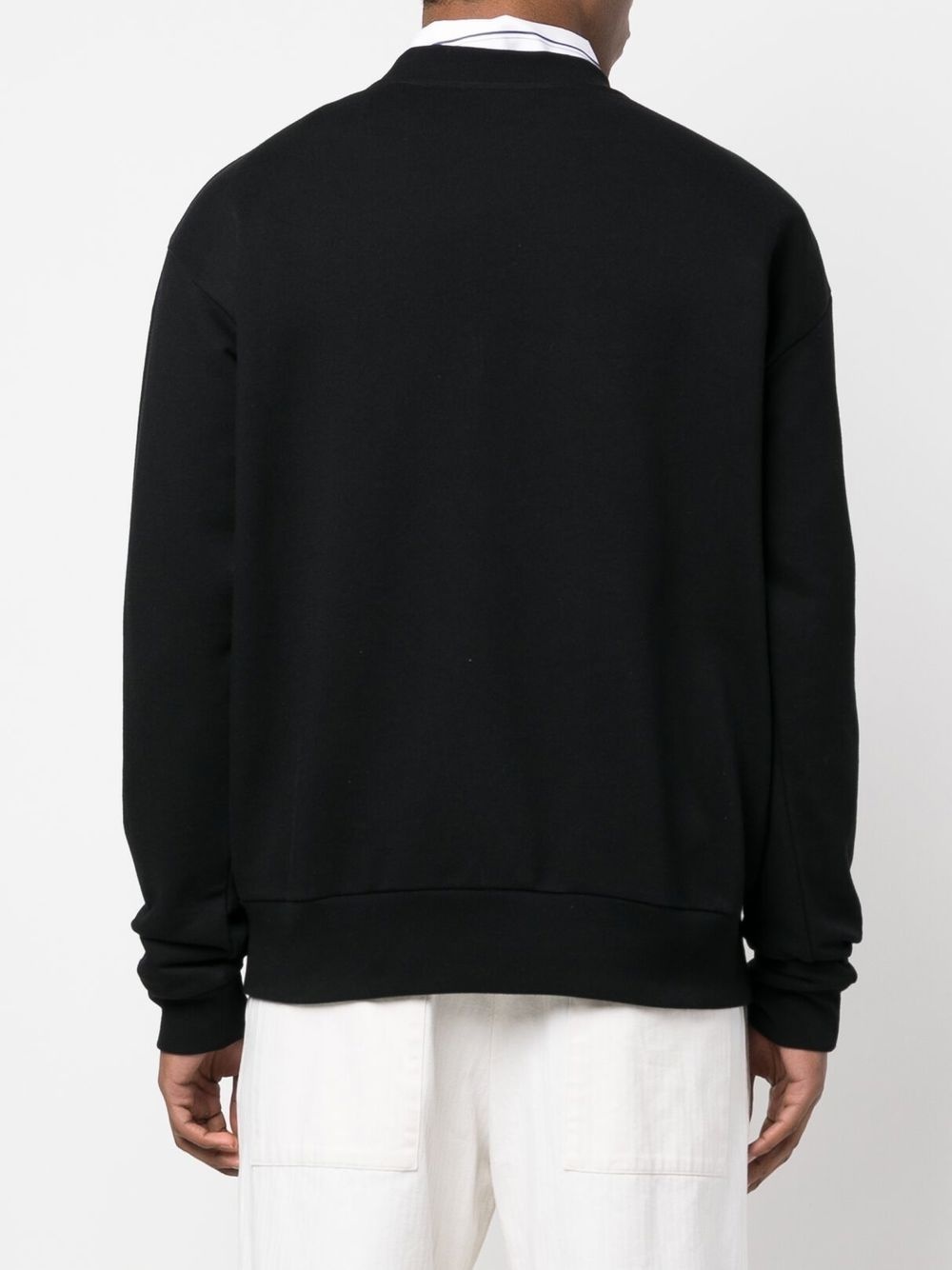 logo-print crew-neck sweatshirt - 4