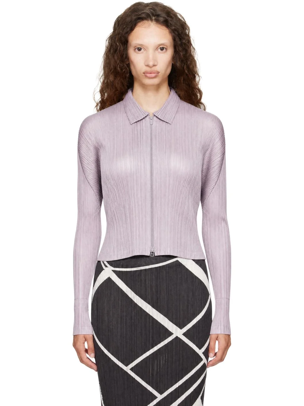 Purple Monthly Colors August Cardigan - 1