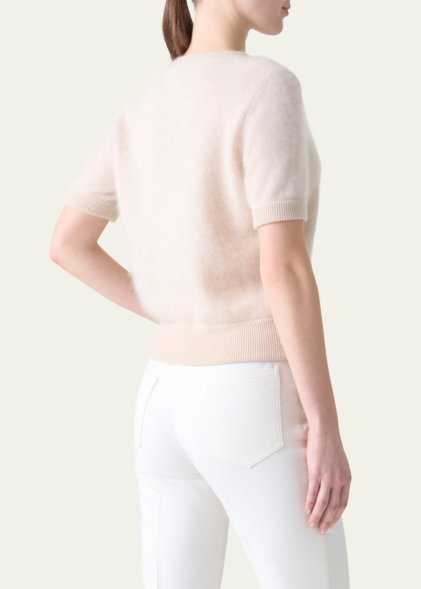 Brushed Cashmere Sweater - 3