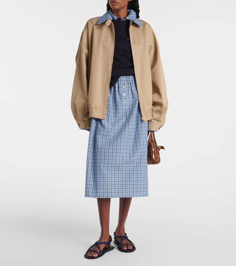 Miu Miu Rivière leather-trimmed sandals outlook