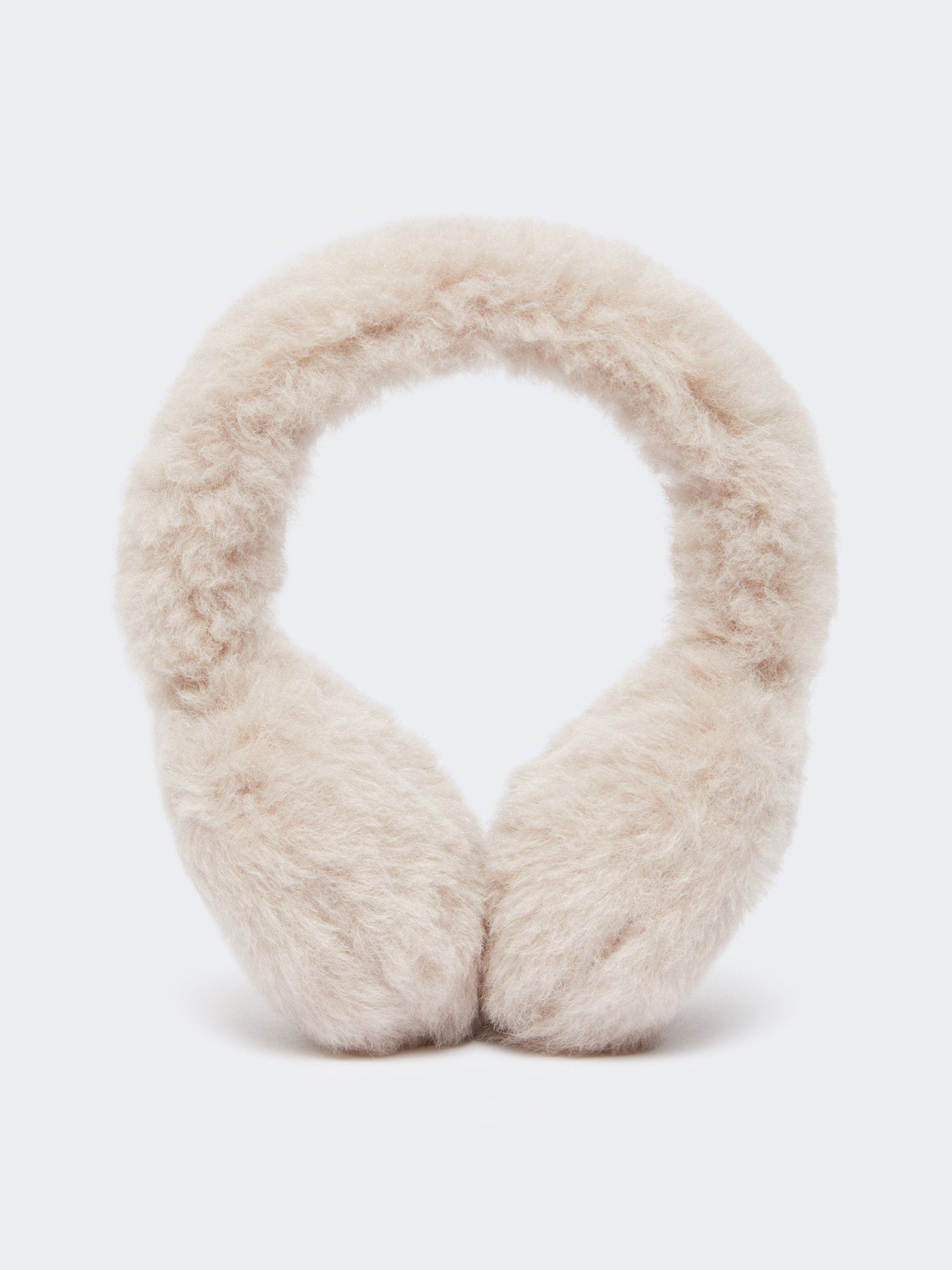 MUFFY1 Alpaca and wool Teddy fabric earmuffs - 2