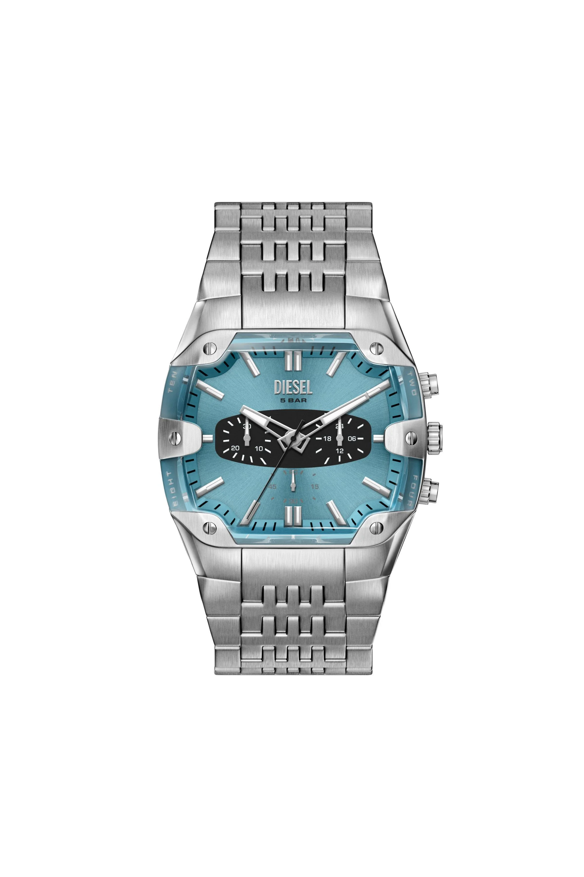SPIKED CUSHION STAINLESS STEEL WATCH - 1