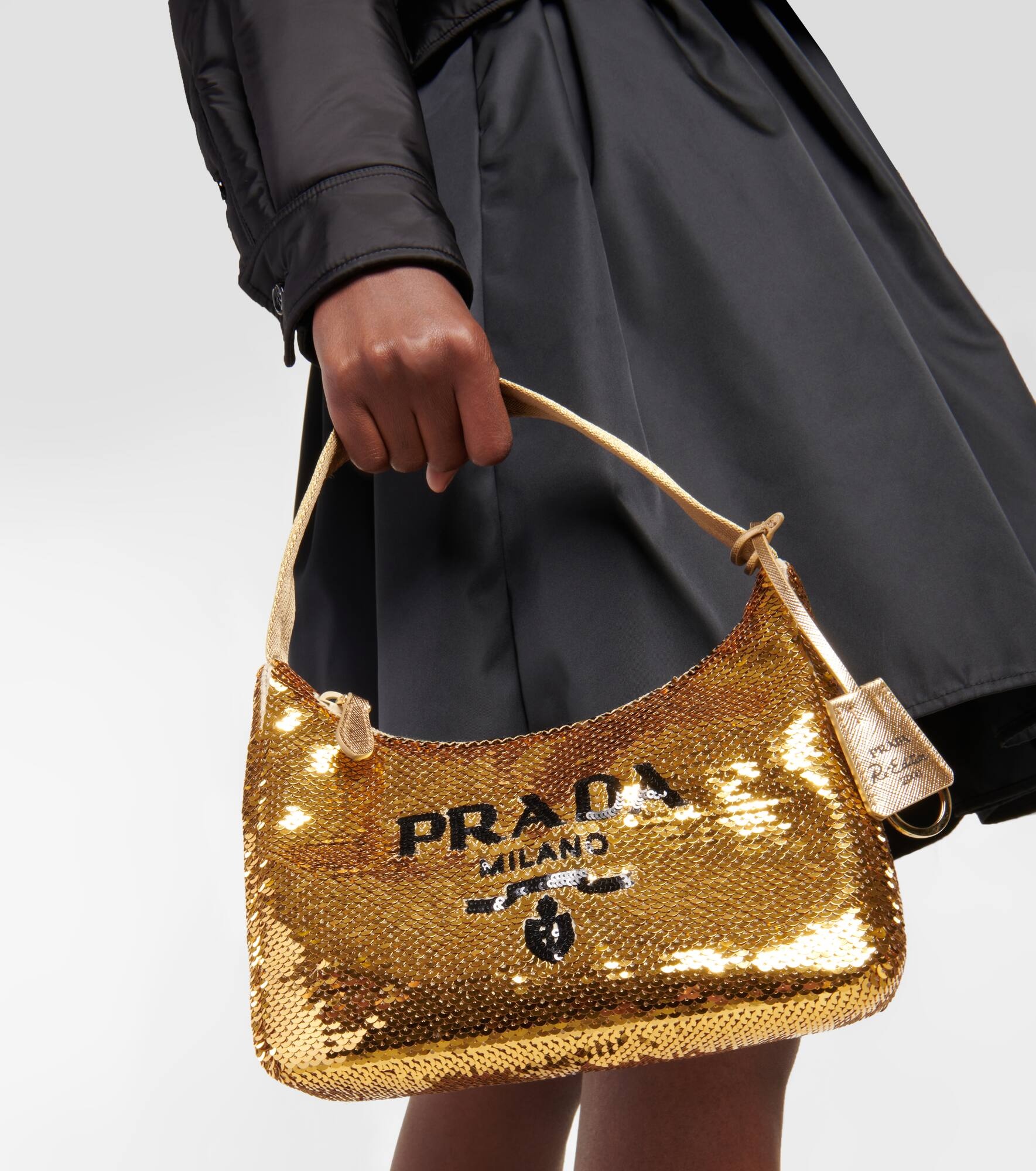 Re-Edition 2000 Mini sequined shoulder bag - 2