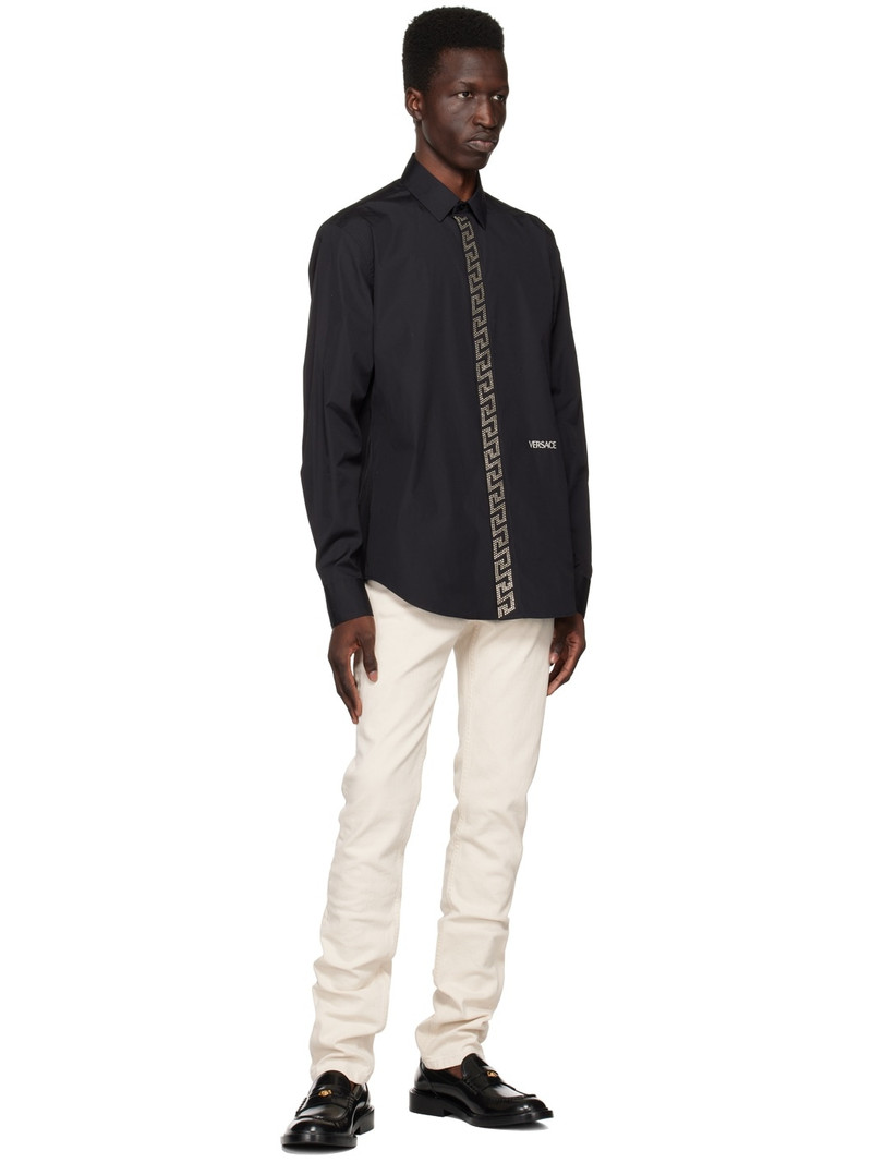 VERSACE Black Studded Shirt outlook