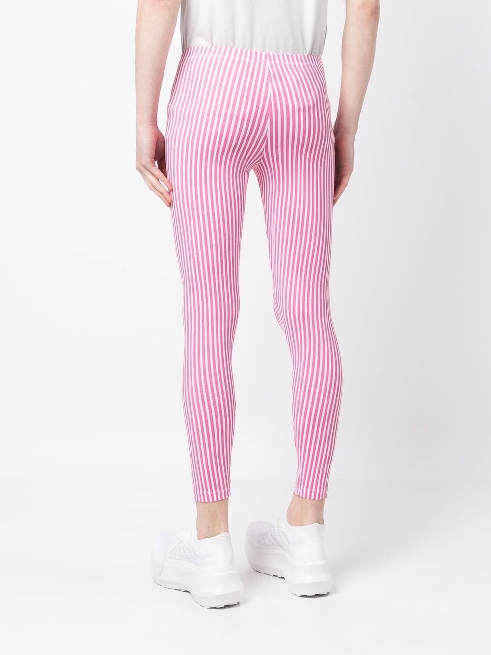 vertical-stripe leggings - 4